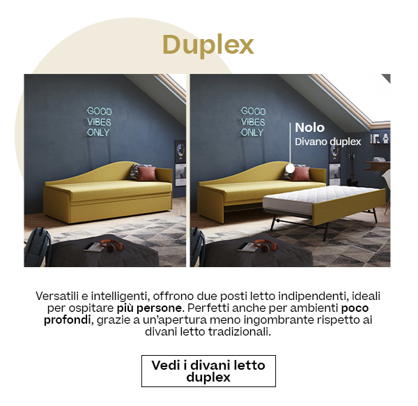 Divani letto duplex