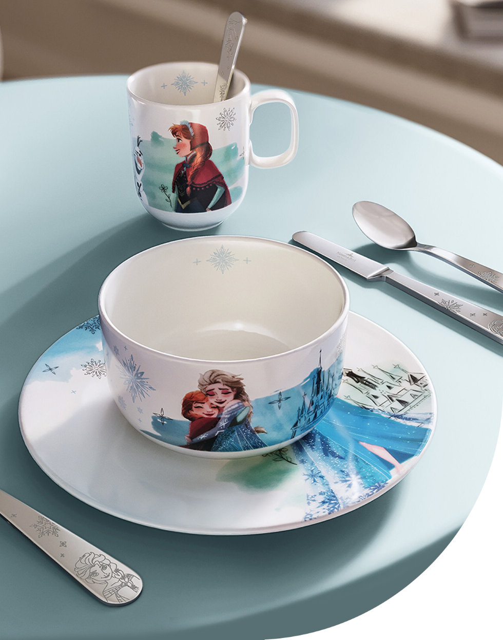 FROZEN CHILDREN'S DINNERWARE SET