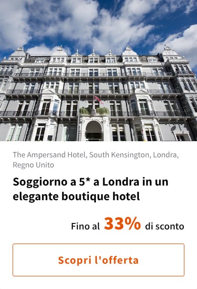 Soggiorno a 5* a Londra in un elegante boutique hotel
