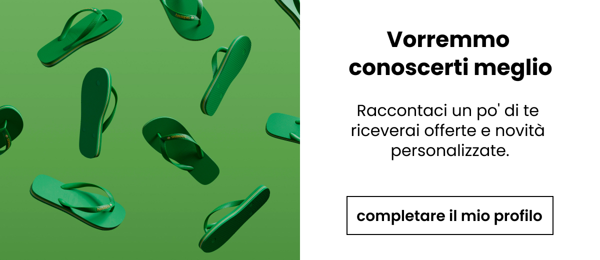 Raccontaci un po' di te              riceverai offerte e novità              personalizzate.