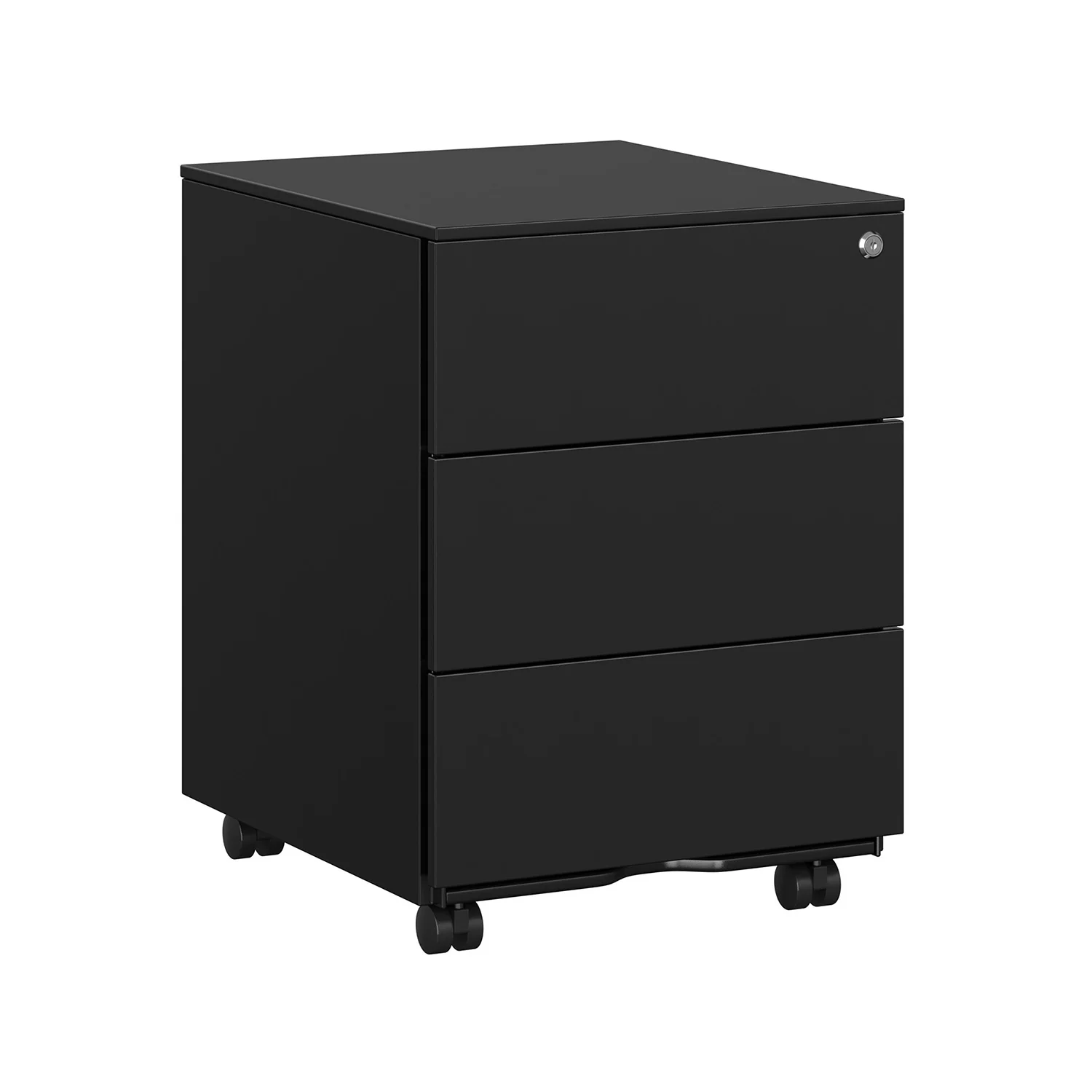 Image of Cassettiera da Ufficio Studio Mobiletto con Ruote