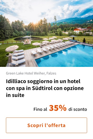 Idilliaco soggiorno in un hotel con spa in Südtirol con opzione in suite