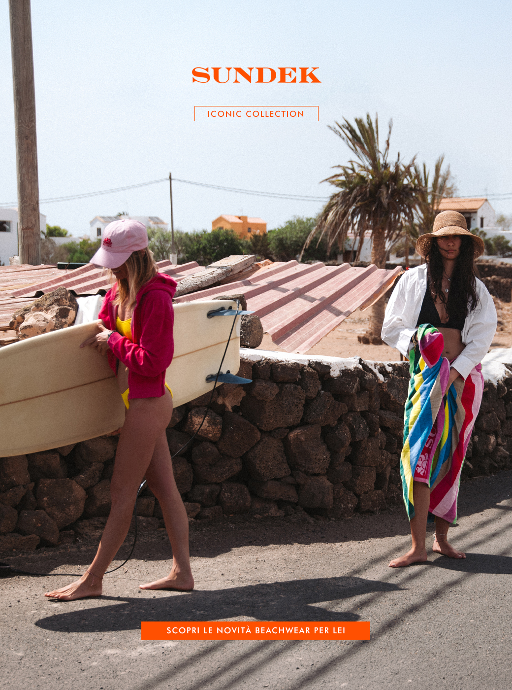 SUNDEK iconic women's beachwear