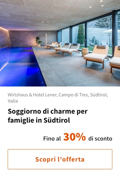 Soggiorno di charme per famiglie in Südtirol