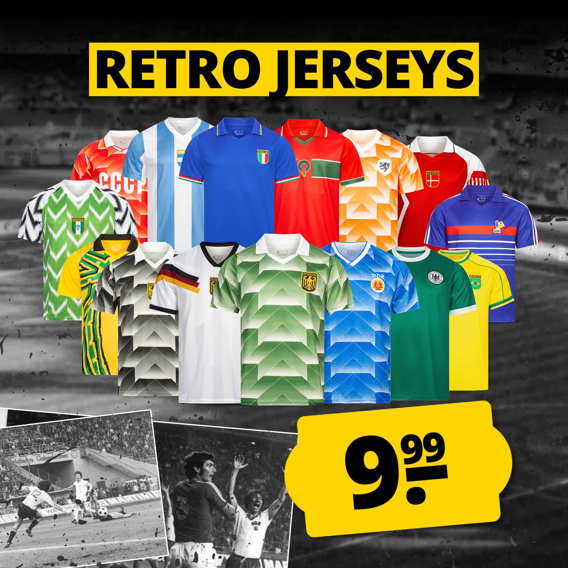 italia retro history jelex uomo maglia