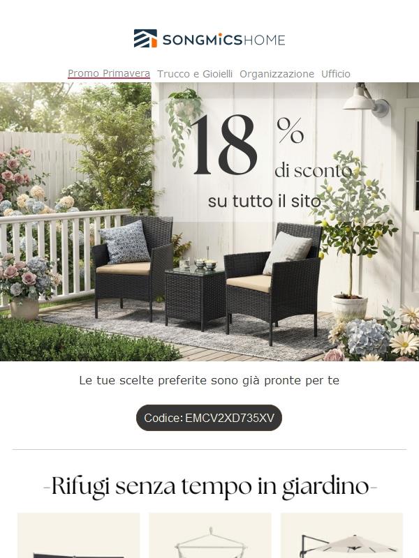 🌻Un soffio di primavera: -18% su tutto