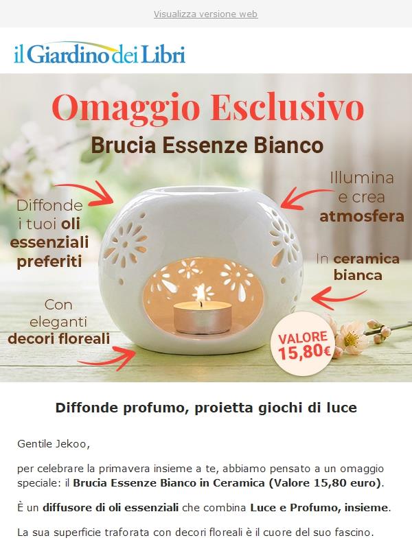 ✨ OMAGGIO da 15,80€: il Brucia Essenze Bianco in Ceramica è tuo