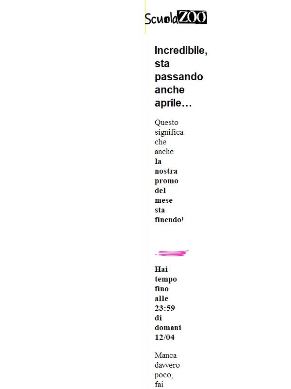 Aprile dolce dorm... 60€ di sconto