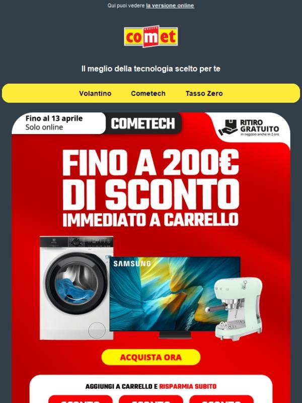 ONLINE | -200€ di sconto 💥