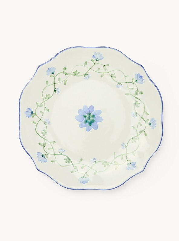 Piatto piano in ceramica Antoinette