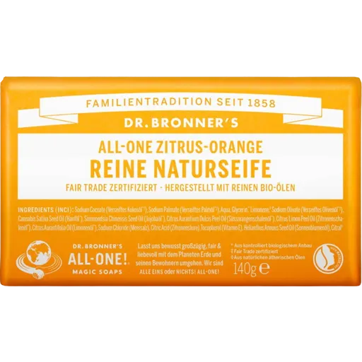Dr. Bronner's Saponetta - Arancia e Agrumi