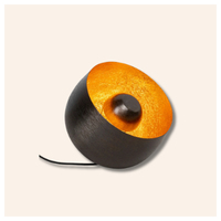 Lampada da terra Apollon Smooth nero Ø28cm