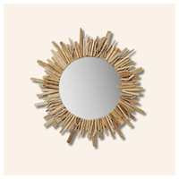 Specchio Legno Ø82cm