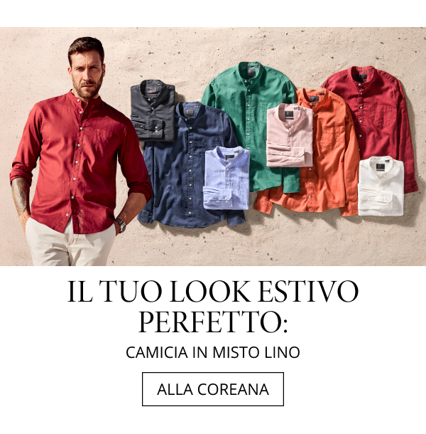 Camicia in misto lino