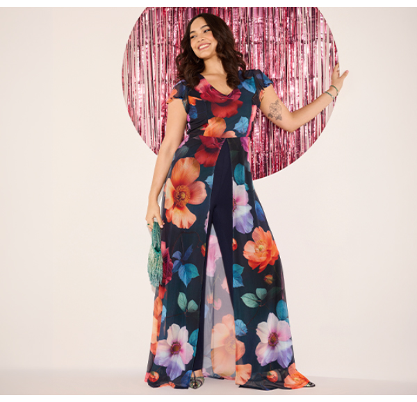 Tuta, doppio strato, scollo a V, maniche a coppa