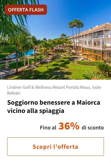 Soggiorno benessere a Maiorca vicino alla spiaggia