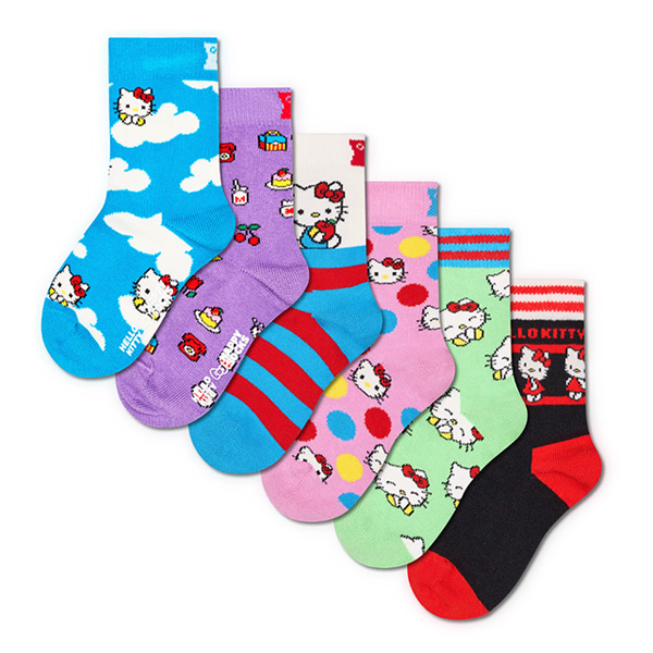 Kids Hello Kitty 6-Pack Socks