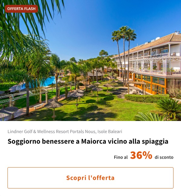 Soggiorno benessere a Maiorca vicino alla spiaggia