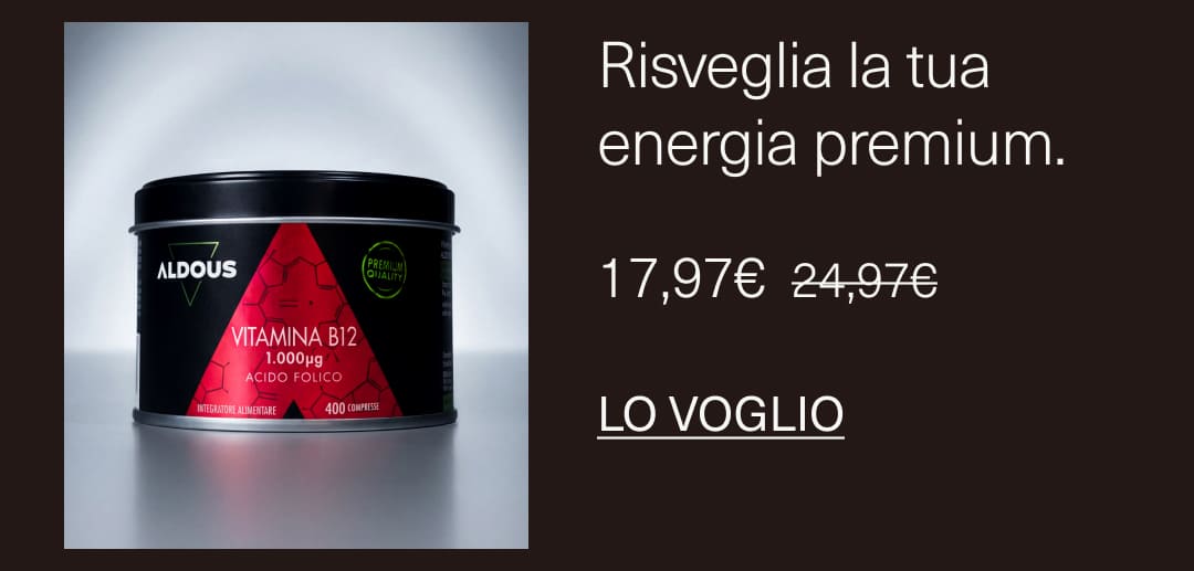 Vitamina B12 con Acido Folico: Risveglia la tua energia premium
