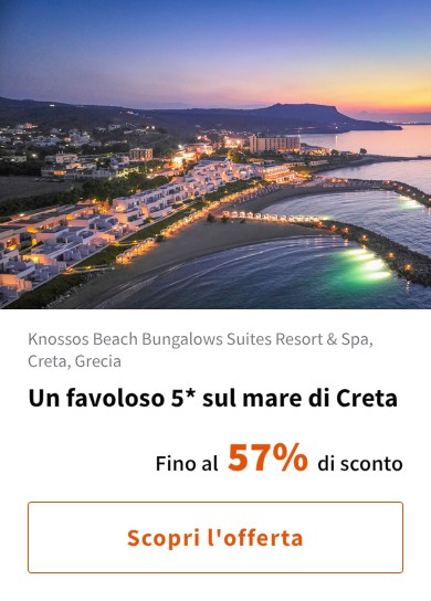 Un favoloso 5* sul mare di Creta