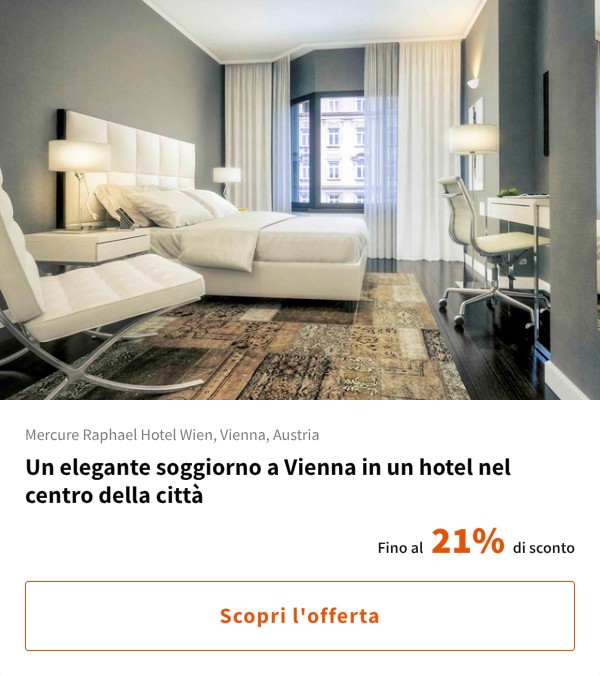 Un elegante soggiorno a Vienna in un hotel nel centro della città