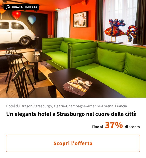 Un elegante hotel a Strasburgo nel cuore della città