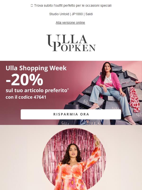 📢 Ora o mai più: 20% di sconto sul tuo capo preferito!