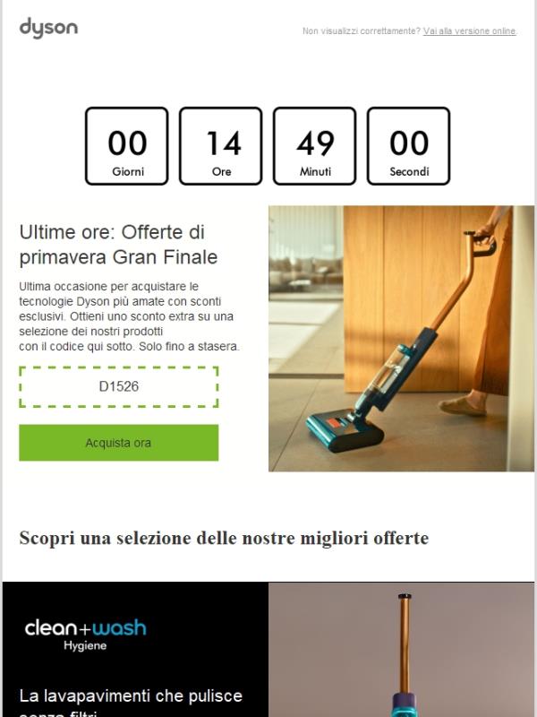 Ultime ore: Offerte di primavera Gran Finale