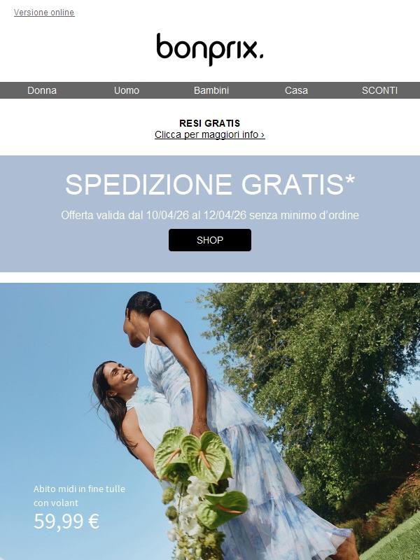 In vena di shopping? Ti regaliamo le spese di spedizione!