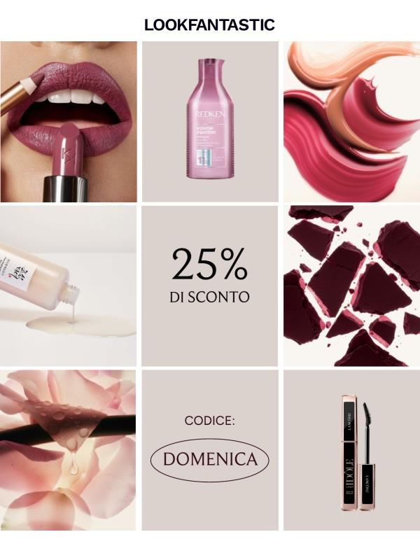 -25% | Shopping della domenica