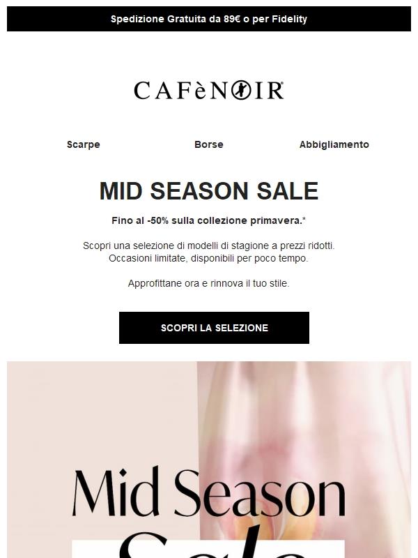 Mid Season Sale Online - Scopri le promo!