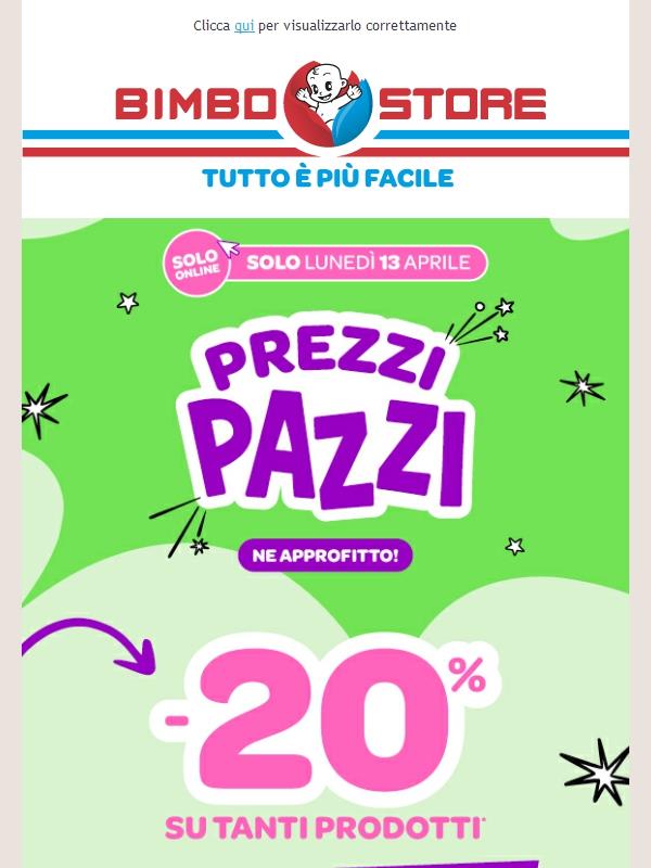 🔥 PREZZI PAZZI DA BIMBOSTORE! 🛒