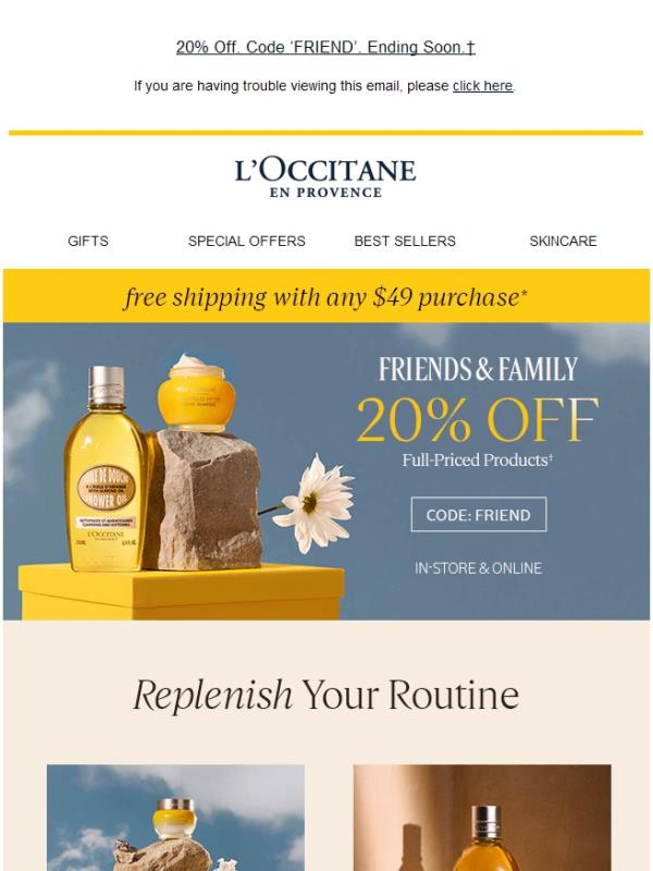 Don’t Miss Your Chance to Save 20%