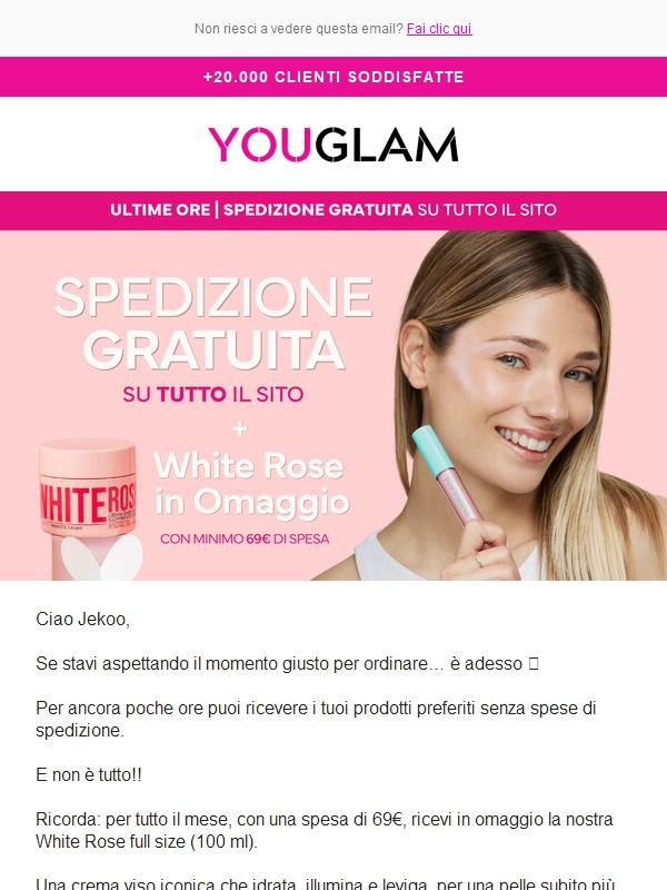 ⏰ Ultime ore: spedizione gratuita + white rose in regalo