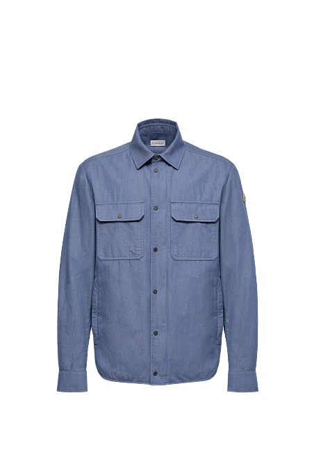 Giacca camicia in denim