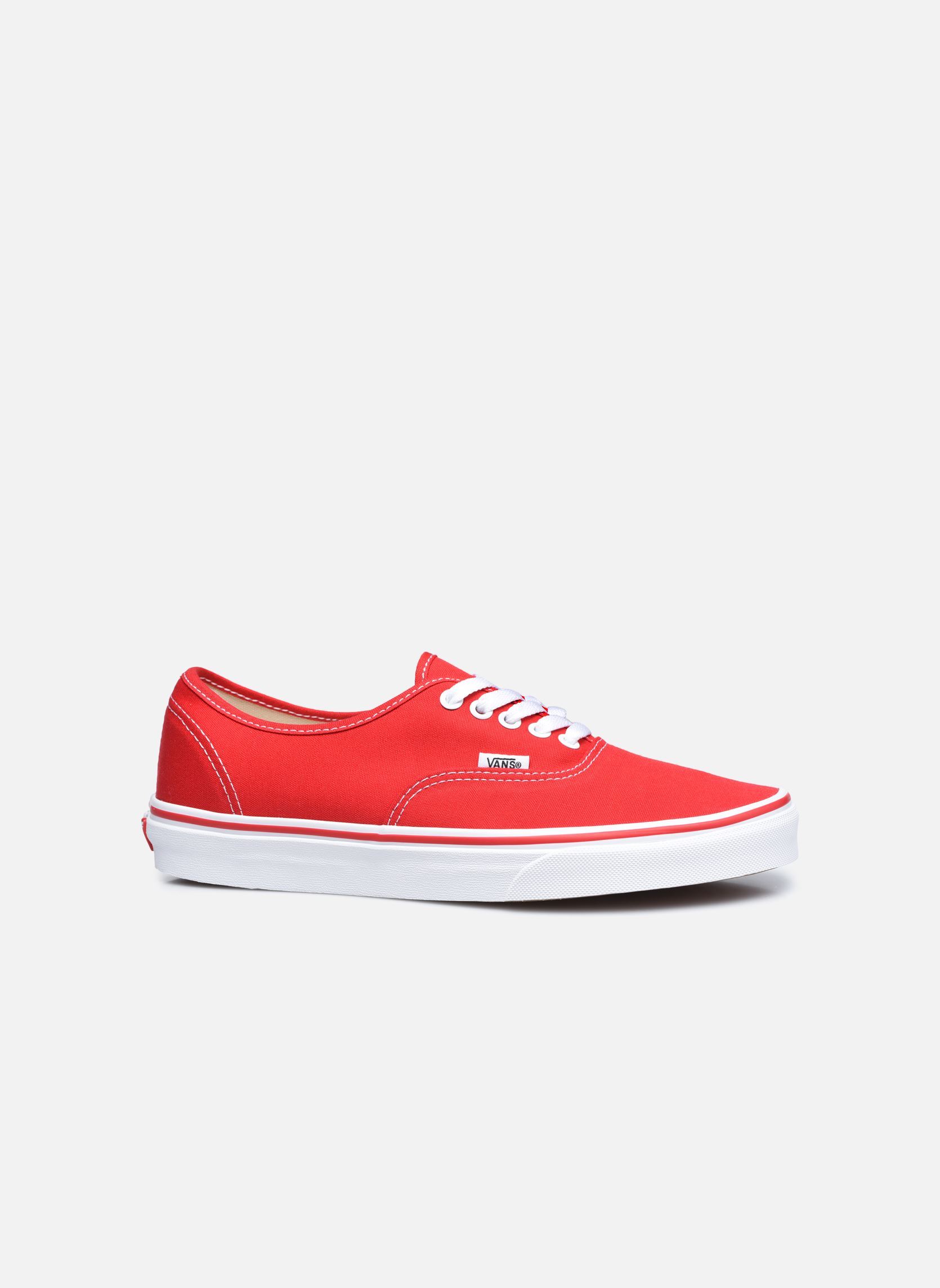 Vans Baskets toile Authentic M homme rouge
