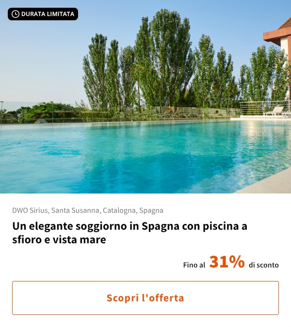 Un elegante soggiorno in Spagna con piscina a sfioro e vista mare