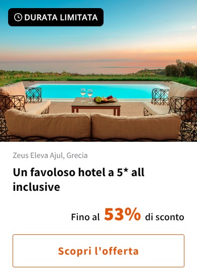 Un favoloso hotel a 5* all inclusive