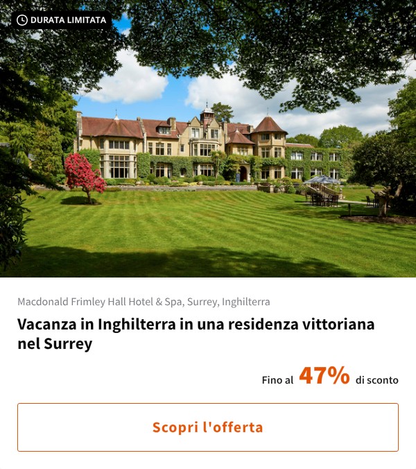 Vacanza in Inghilterra in una residenza vittoriana nel Surrey