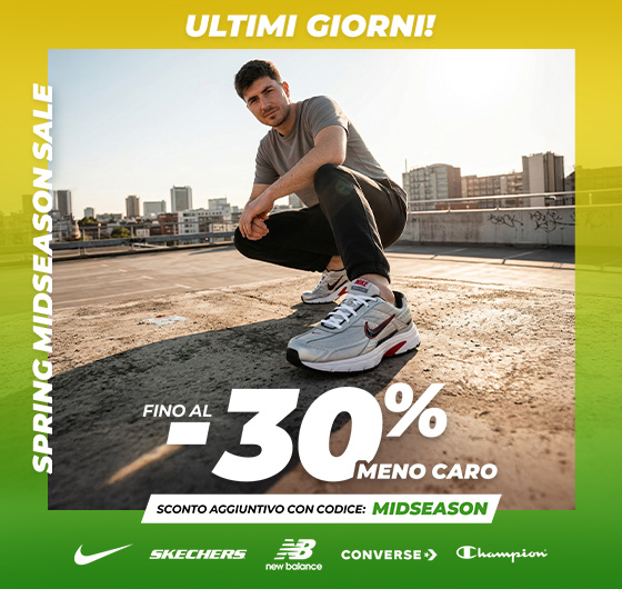 Saldi di Mezza Stagione fino al -30%!