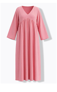 Maxi abito in mussola