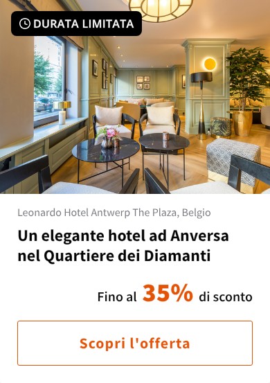 Un elegante hotel ad Anversa nel Quartiere dei Diamanti