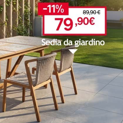 Sedia da giardino 79,90 &euro;