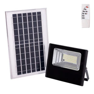Proiettore LED solare 65W 6500K Pannello: 6V/8W Batteria: 3,2V/5000MaH Telecomando [HO-SOLARFL-65W-01]