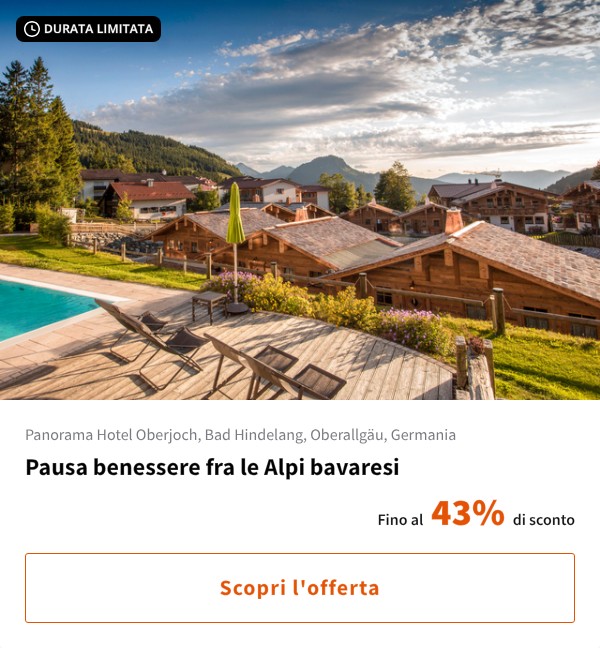 Pausa benessere fra le Alpi bavaresi