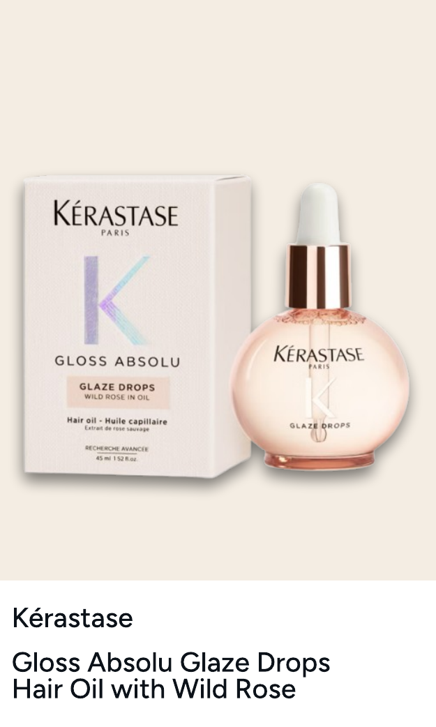 Kérastase Gloss Absolu Glaze Drops Hair Oil with Wild Rose 45ml