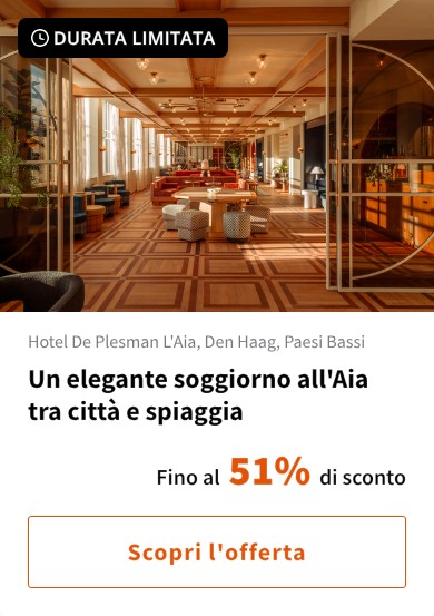 Un elegante soggiorno all'Aia tra città e spiaggia