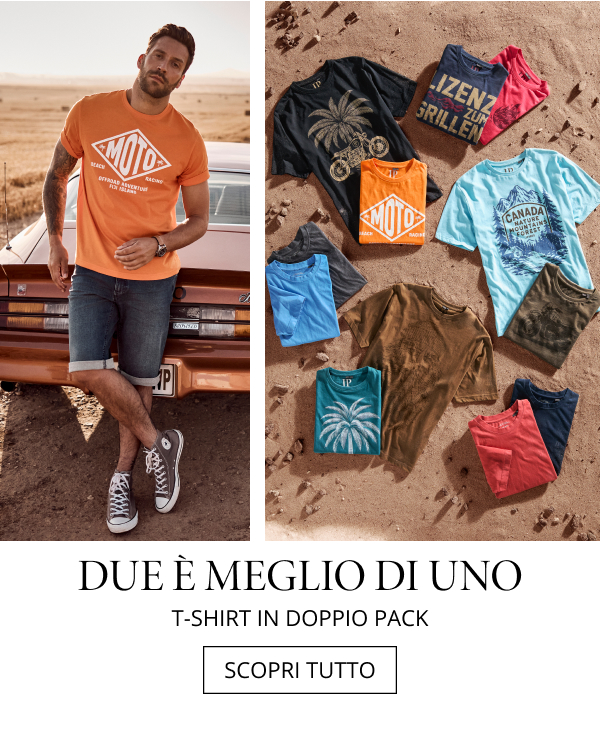 T-shirt in doppio pack