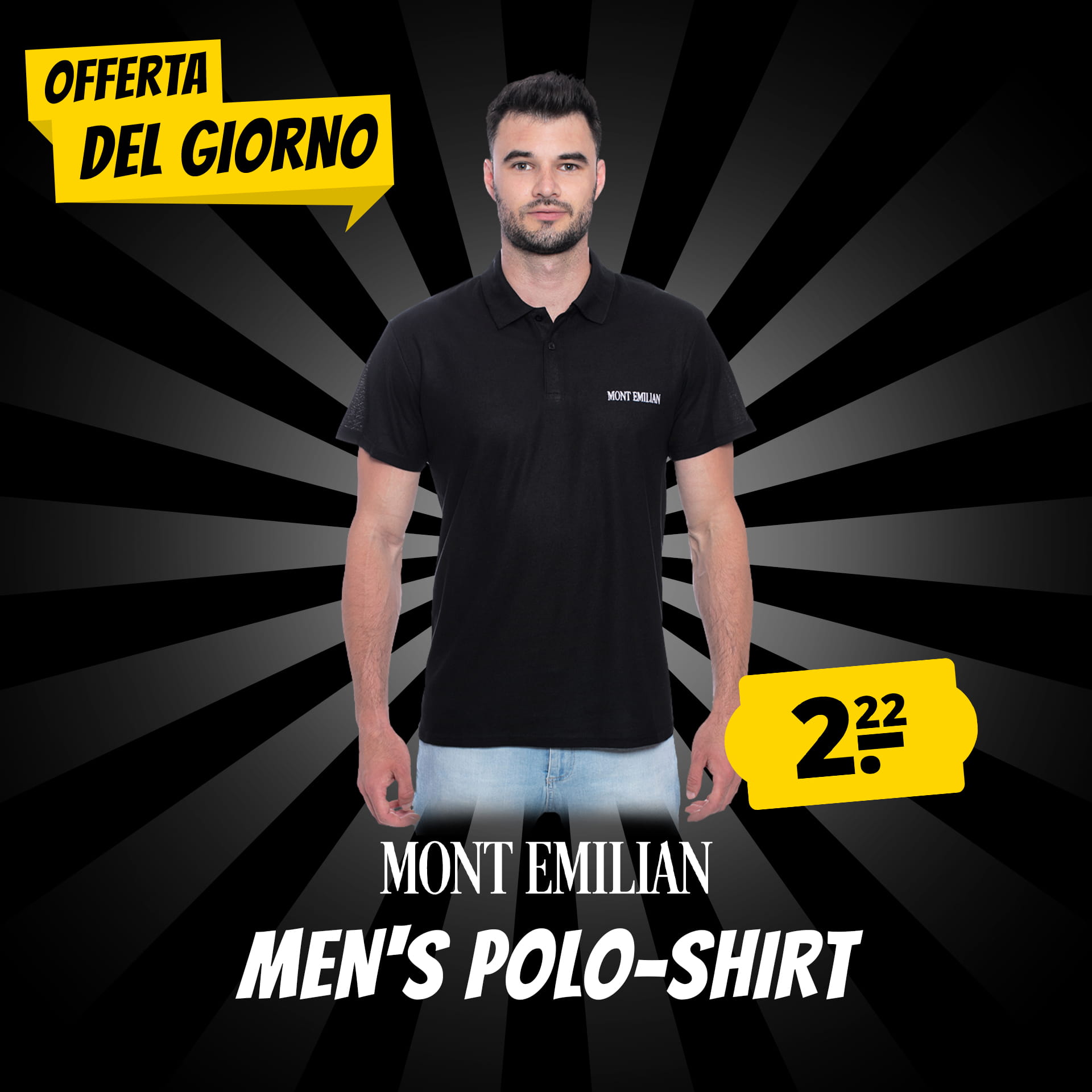 mont emilian caen uomo polo basic