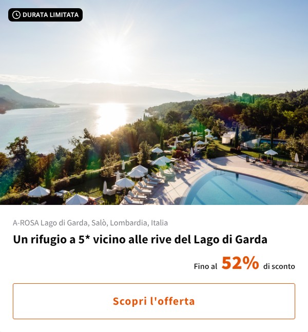 Un rifugio a 5* vicino alle rive del Lago di Garda